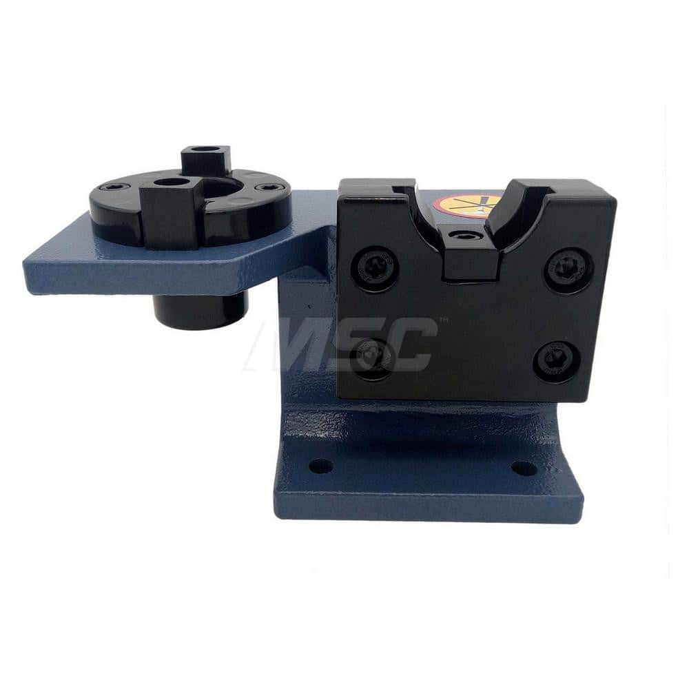 ShopForce T0100 Tool Holder Tightening Fixtures; Compatible Taper: 40 Flange Tapers (SK40/BT40/CAT40) ; Overall Height (Inch): 8-1/2 ; Base Length (Inch): 4 ; Base Width: 5.75 ; Number Of Positions: 2 