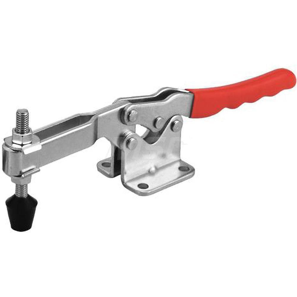 ShopForce Manual Hold Down Toggle Clamp Horizontal 750 00 Lb Capacity U Bar Flanged Base