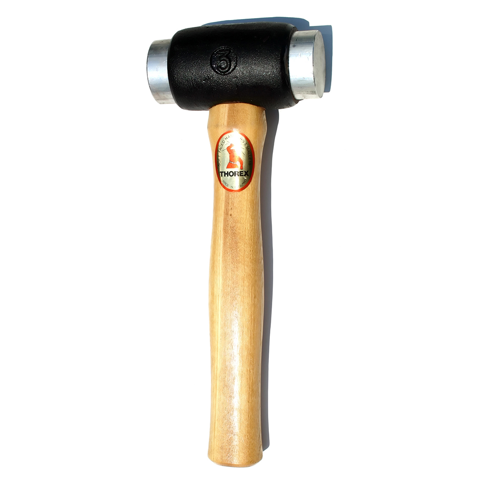 Osca NonMarring Hammer 0.75 lb, 1" Face Dia, Malleable Iron Head