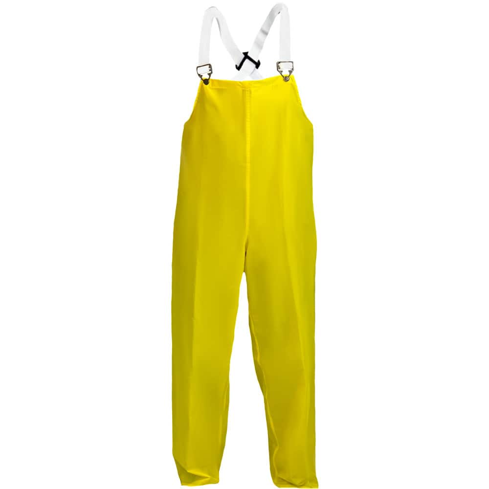 Louisiana Professional Wear Bib Overalls & Suspenders: Size M, Lemon Yellow, Nylon & Polyurethane | Part #410BTRYLMD