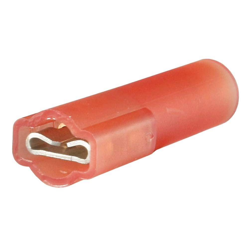 Value Collection FDFNYD1-187-5MM Wire Disconnect: Female, Red, Nylon, 22-16 AWG, 0.187" Tab Width Image