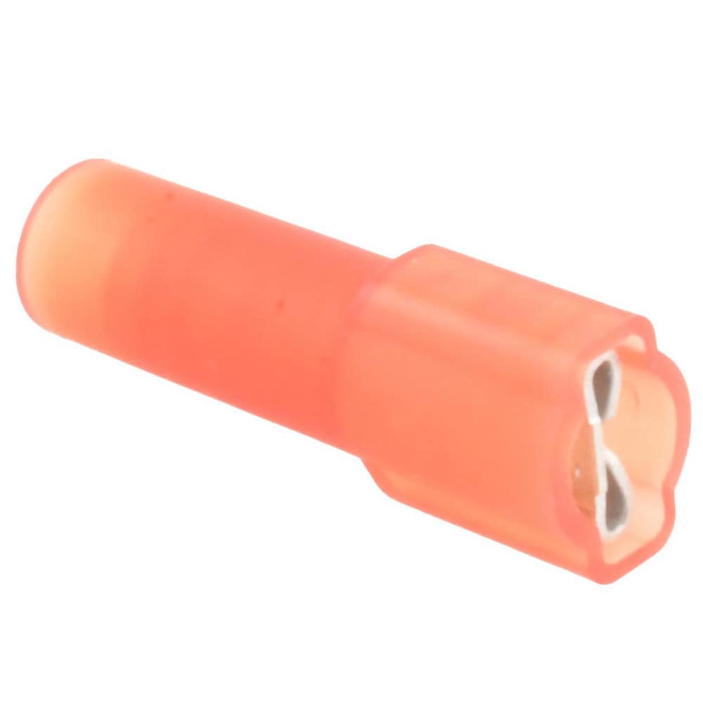 Wire Disconnect: Female, Red, Nylon, 22-16 AWG, 0.187" Tab Width