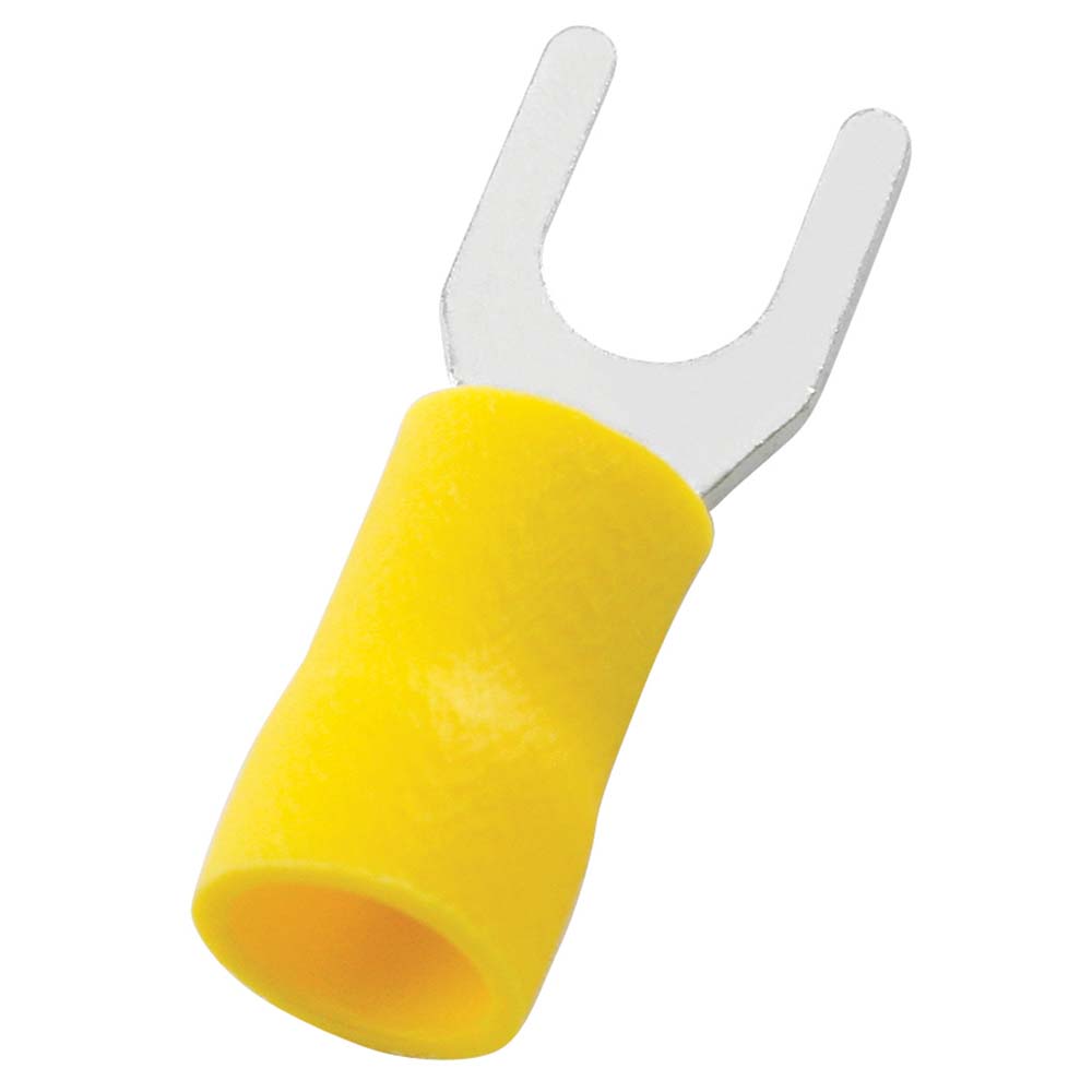 Value Collection Standard Fork Terminal Yellow, Vinyl, Partially