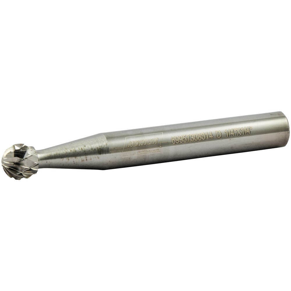 Burrs; Industry Specification: SD-1 ; Head Shape: Ball ; Cutting Diameter (Inch): 1/4 ; Cutting Diameter: 0.2500 ; Tooth Style: Double Cut ; Overall Length (Decimal Inch): 2