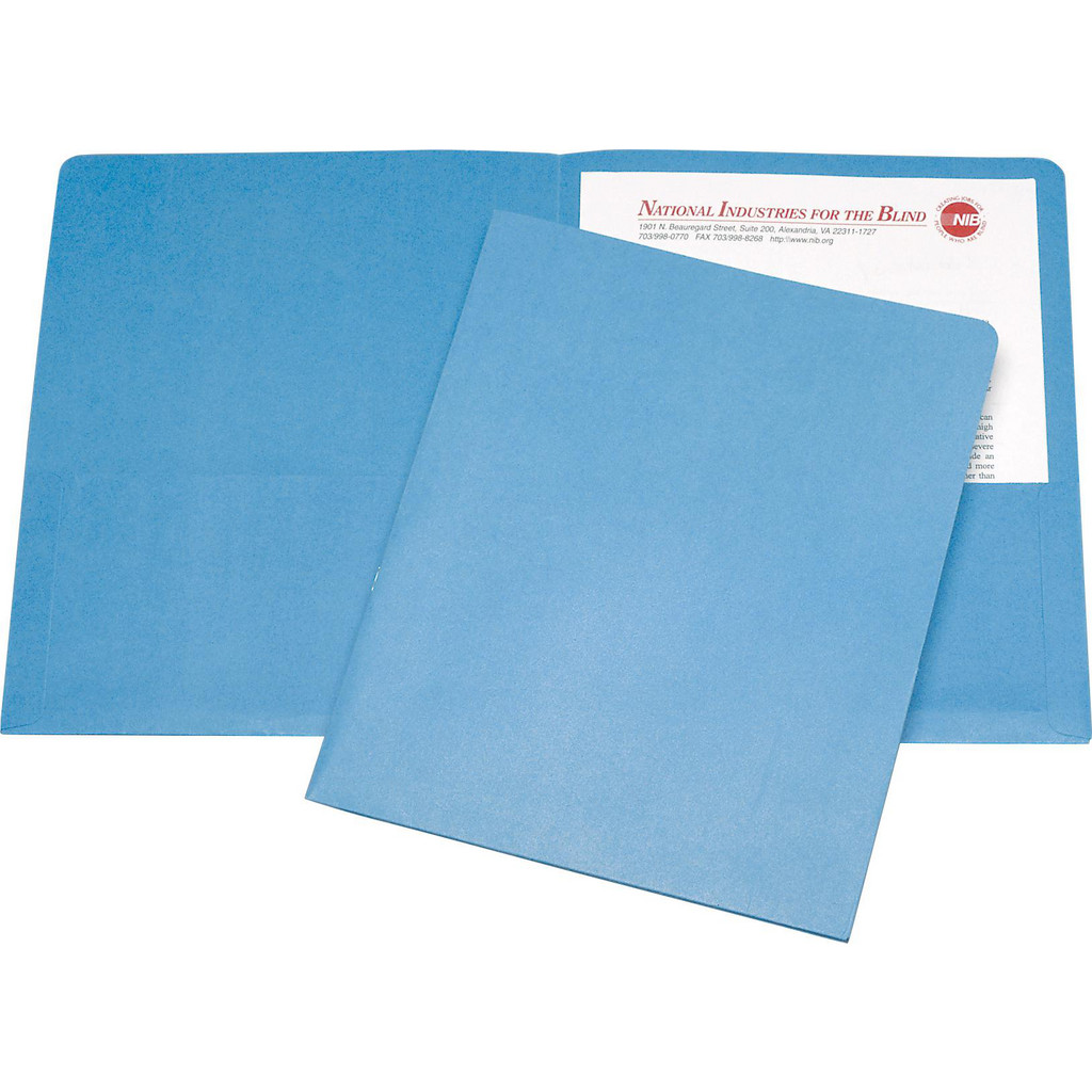 AbilityOne - Document Protector: Light Blue | MSC Direct