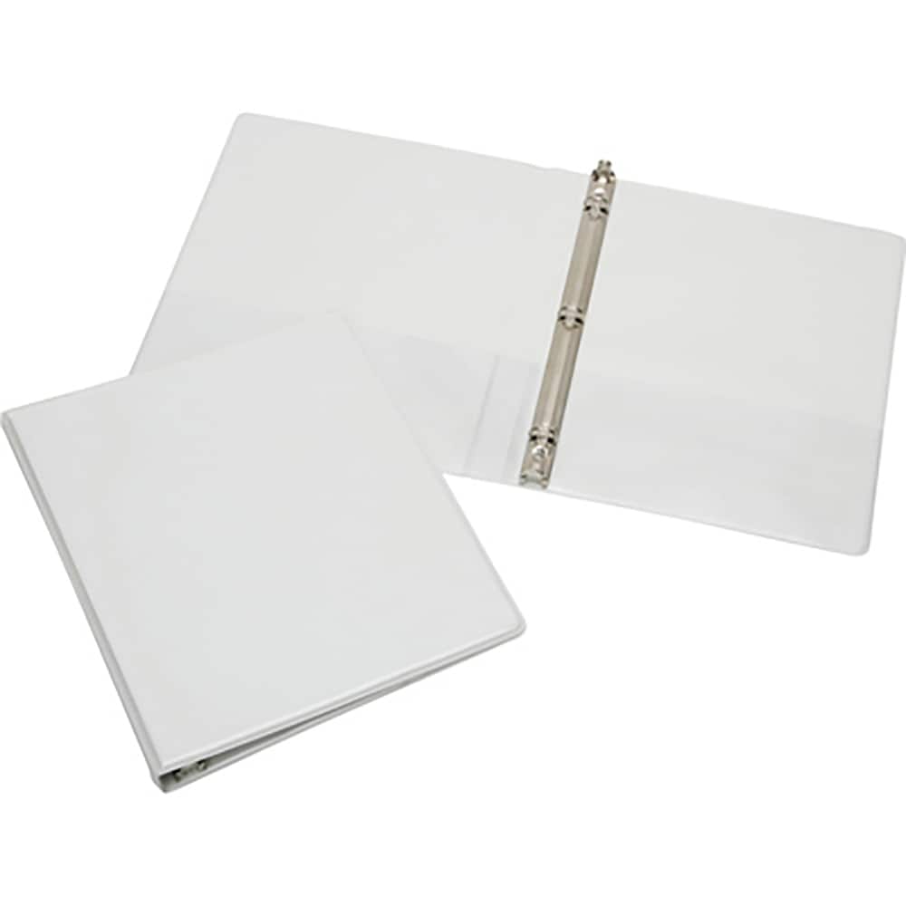 Ability One - 3 Hole Binder: White - 14759948 - MSC Industrial Supply