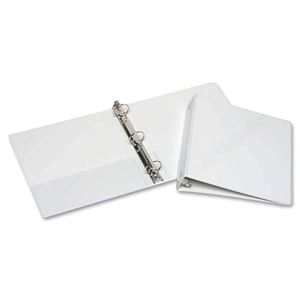 Ability One - 3 Hole Binder: White - 14760136 - MSC Industrial Supply