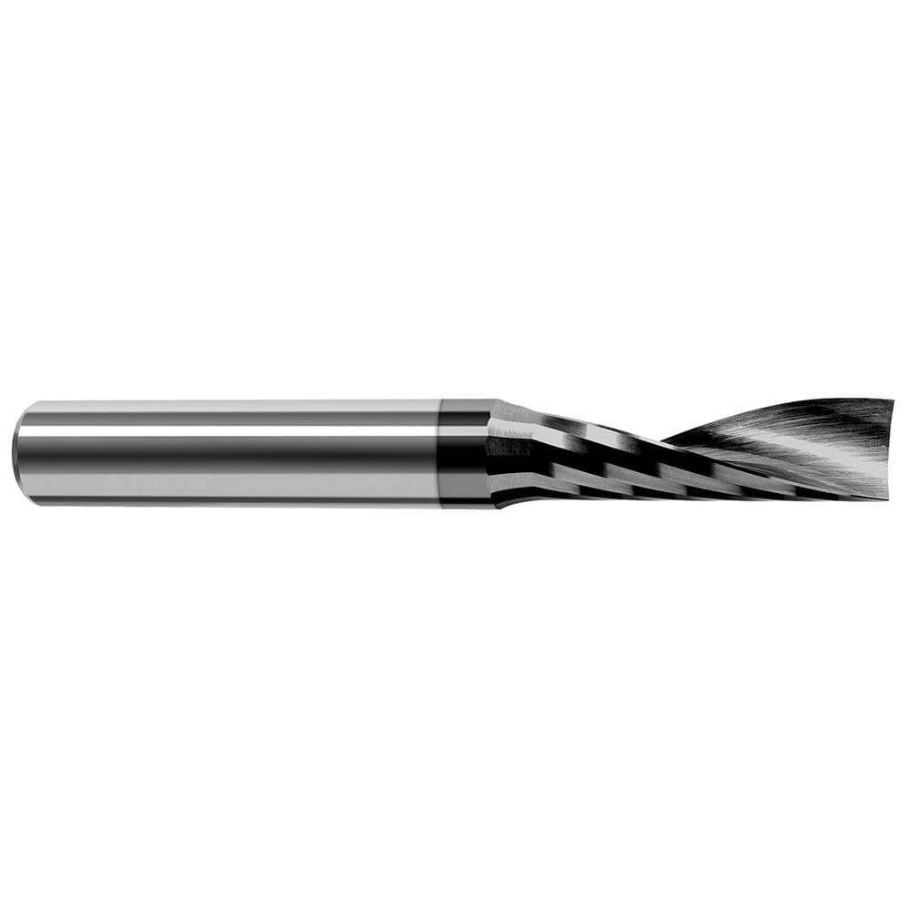 Harvey Tool 51516-C4 Square End Mill: 1/4 Dia, 3/4 LOC, 1/4 Shank Dia, 2-1/2 OAL, 1 Flute, Solid Carbide Image