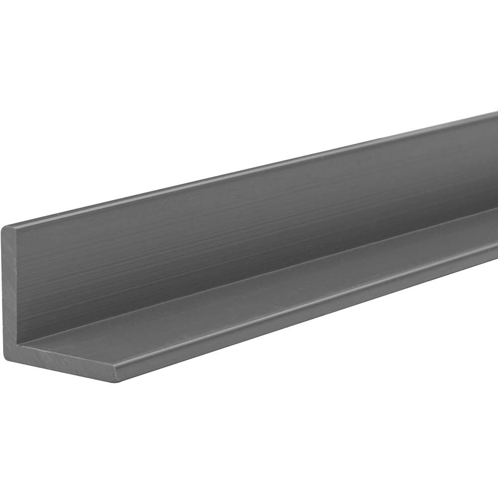 Plastic Angles; Material: PVC ; Leg Length (Inch): 1-1/4 ; Leg Height (Inch): 1.00 ; Thickness (Inch): 0.1870 ; Length (Feet): 3.000 ; Type: 90 Degree PVC Angle