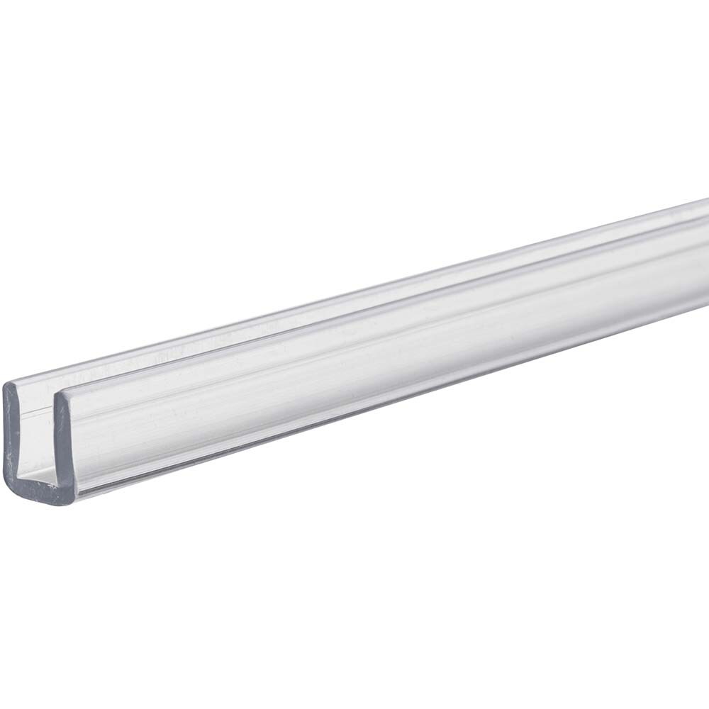 Plastic Channels; Material: Polycarbonate ; Height (Inch): 0.4 ; Width (Inch): 0.4900 ; Thickness (Inch): 0.0500 ; Length (Feet): 3.000 ; Shape: U