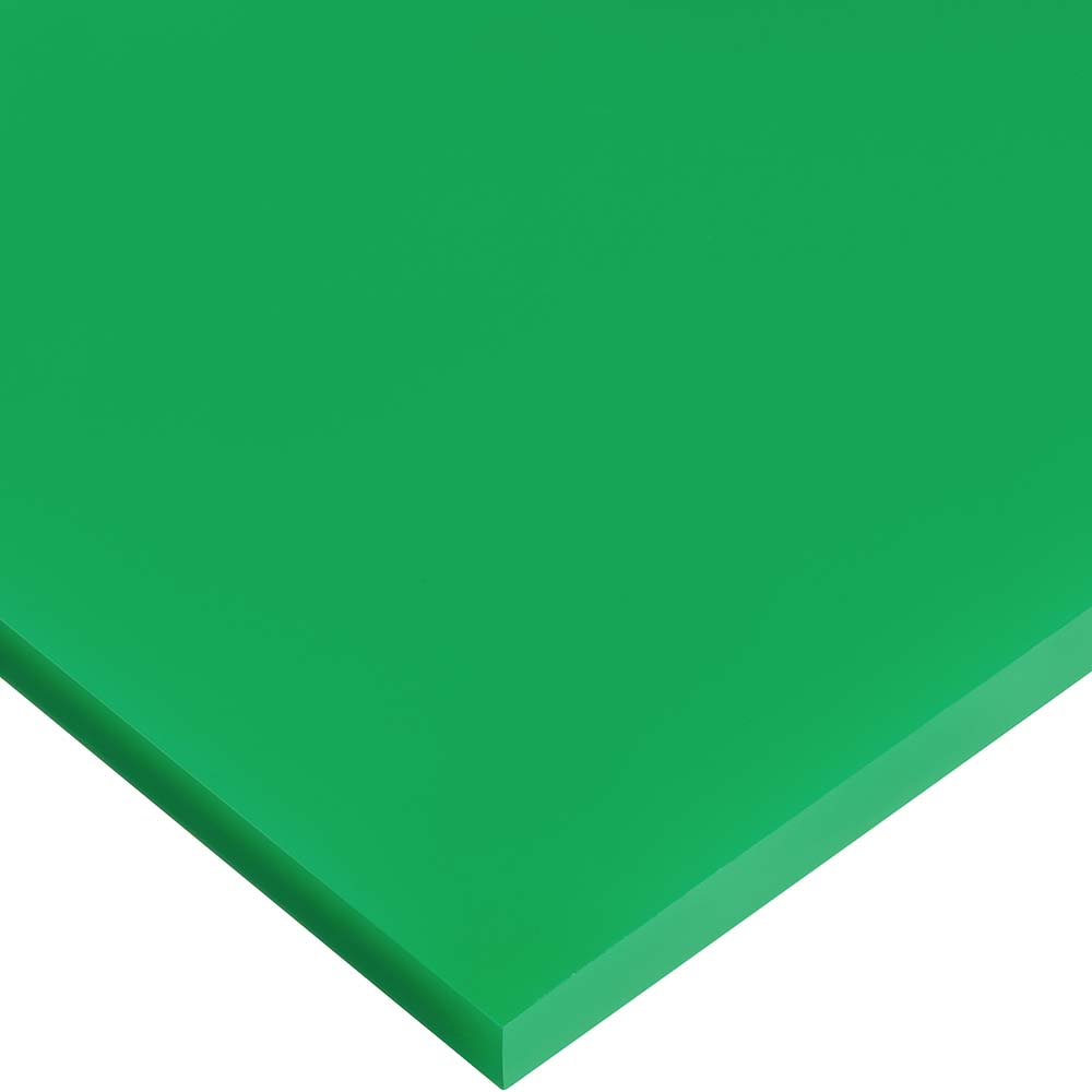 USA Industrials Plastic Sheet Cast Acrylic, 1/8" Thick, Green, 10,000 psi Tensile Strength