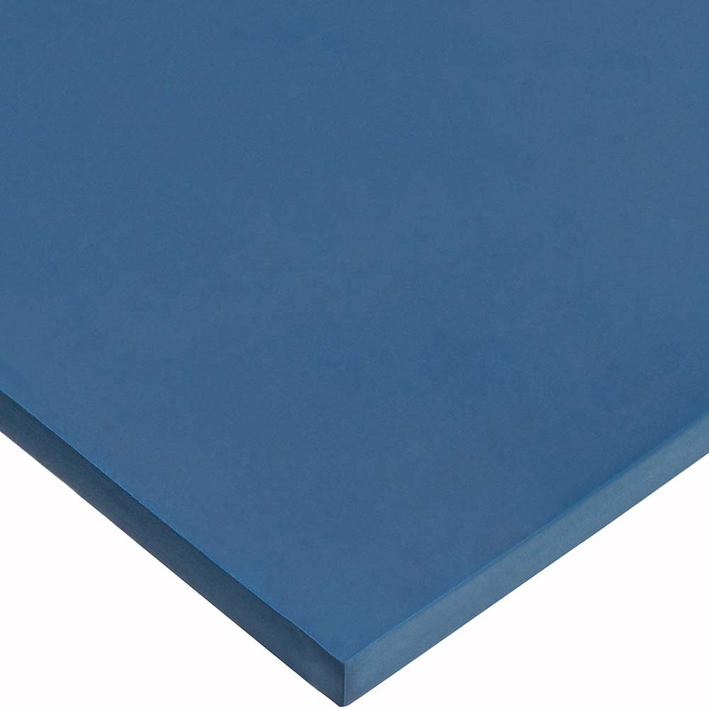Rubber Sheet: Buna-N, 1/32" Thick, 36" Wide, 3' Long, Black - Durometer 60 Shore A, Plain Backing