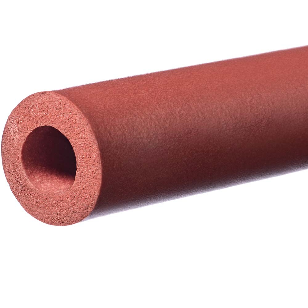 Rubber & Foam Cylinders; Material: Silicone ; Outside Diameter (Inch): 3/4 ; Inside Diameter (Inch): 1/4 ; Length (Inch): 120 ; Tensile Strength (psi): 200.00 ; Color: Red