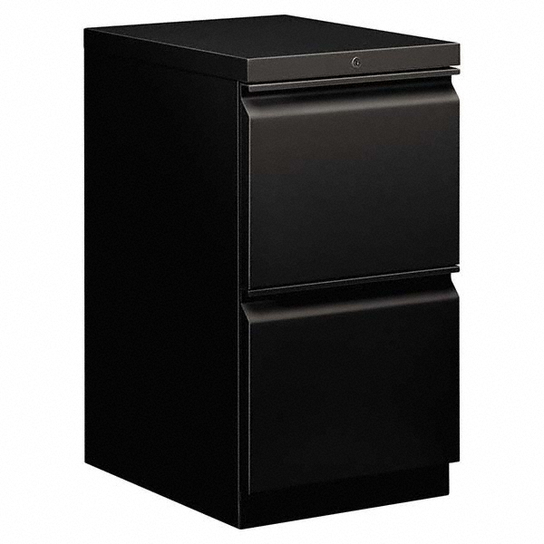 Hon 2 Drawer Black Steel Pedestal File 14813448 MSC