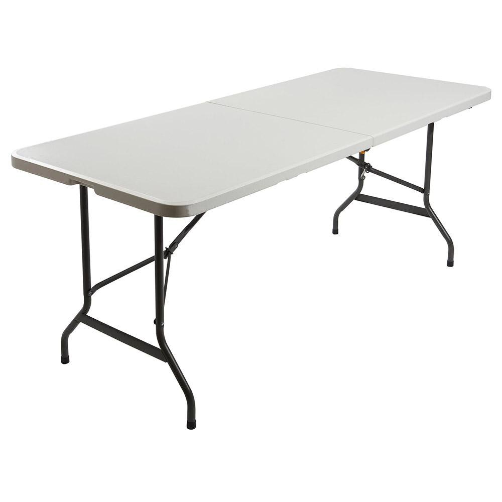 Folding Table: Round, 30" OAW, 29" OAH, Polyethylene Top