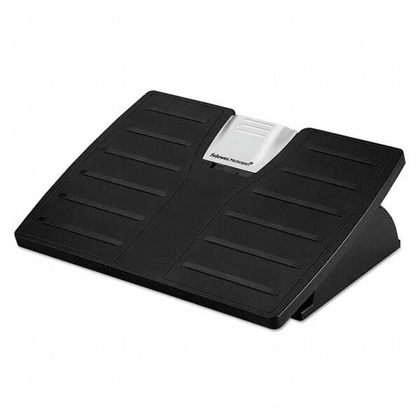 Foot Rests; Position Type: Adjustable Footrest ; Color: Black/Silver ; Width (Inch): 17-1/2 ; Maximum Height: 5-5/8 (Inch); Minimum Height: 4-1/8 (Inch); Shipping Weight (Lb.): 4.970