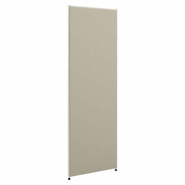 Fabric Panel Partition: 30" OAW, 72" OAH, Gray