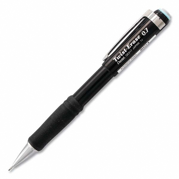 Mechanical Pencil: 0.7 mm Tip, Black