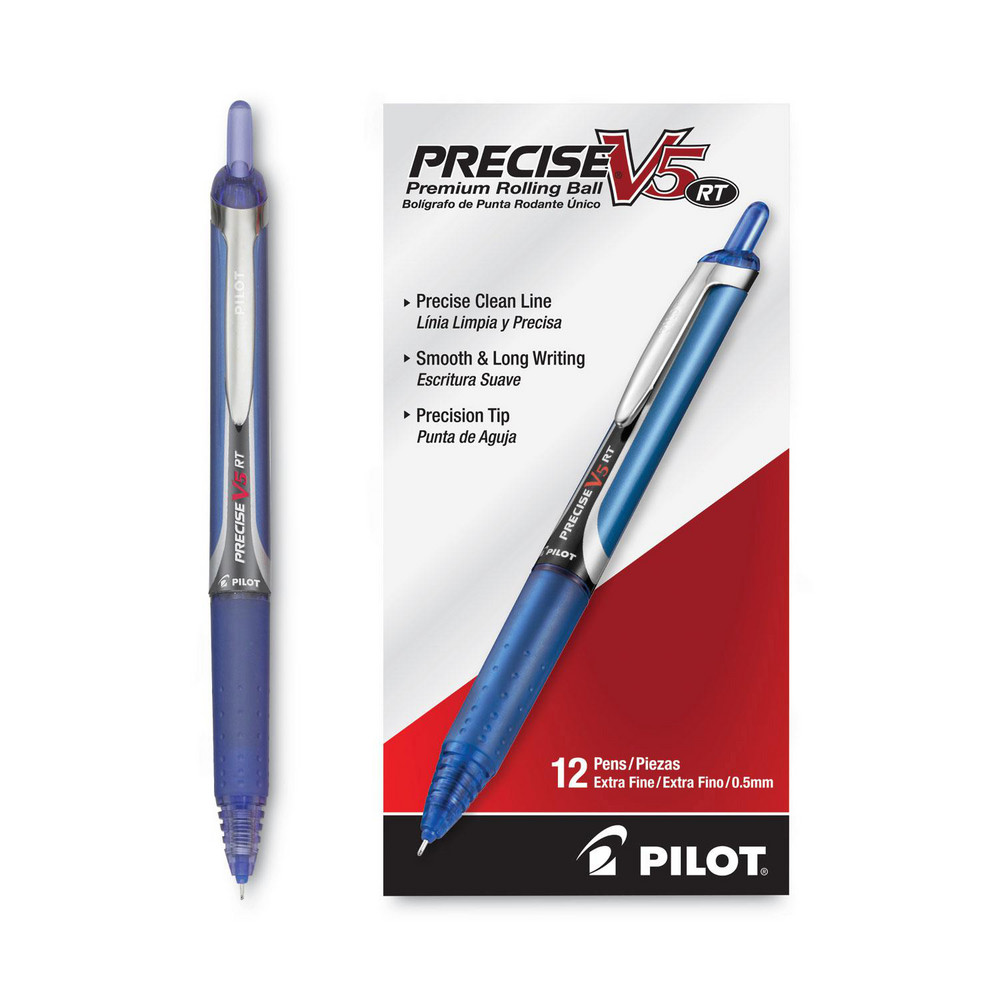 PILOT GRANCE Black&Blue MP 芯径0.5mm Pilot - Roller Ball Pen: 0.5 mm Tip, Blue Ink | MSC Direct