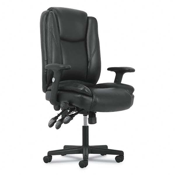 Task Chair: SofThread Leather, Black