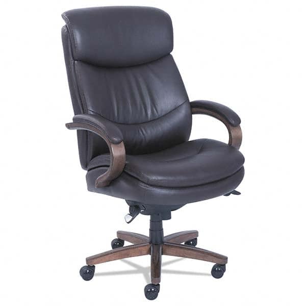 Task Chair: Bonded Leather, Brown