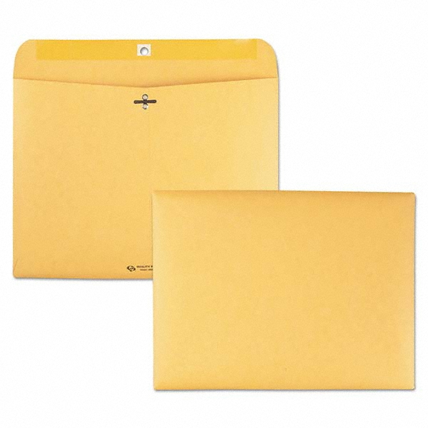 Quality Park Clasp Mailing Envelope 9" Wide, 12" Long, 28 lb MSC