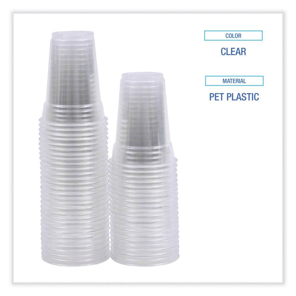 Solo - Pack of (20) Cases Ultra Clear Cups, Squat, 9 oz, PET, 50/Bag,  1000/Carton - 33756248 - MSC Industrial Supply