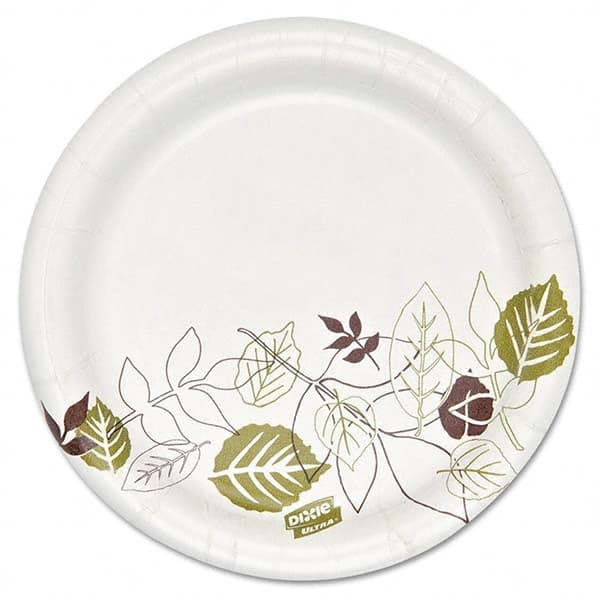 Plate: Burgundy & Green, 1,000 Per Carton