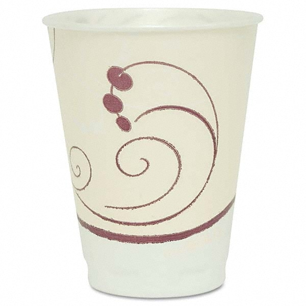 Cafe G 20 oz. Brown/Red/White Disposable Foam Cups Hot/Cold Drinks  (500/Carton)