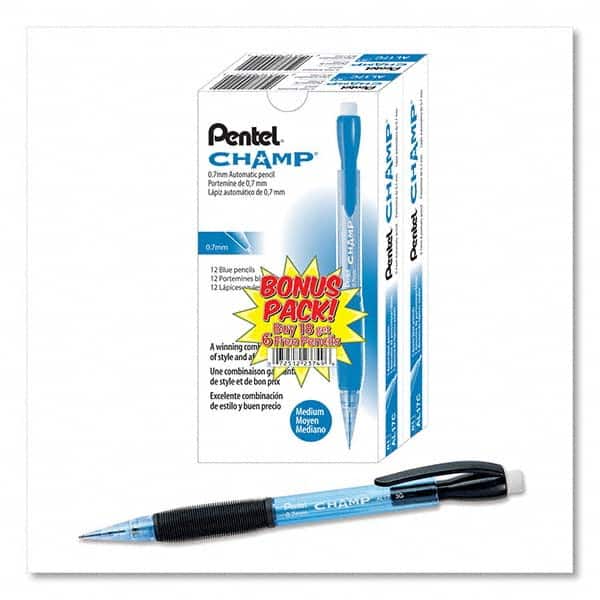 Ability One - Wax Pencil: 3 mm Tip, Black - 15313828 - MSC Industrial Supply