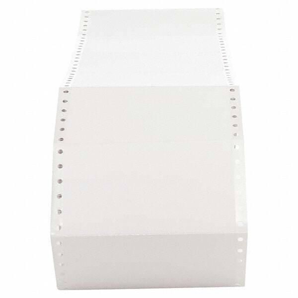 Label Maker Label: White, Paper, 5" OAL, 3,000 per Roll
