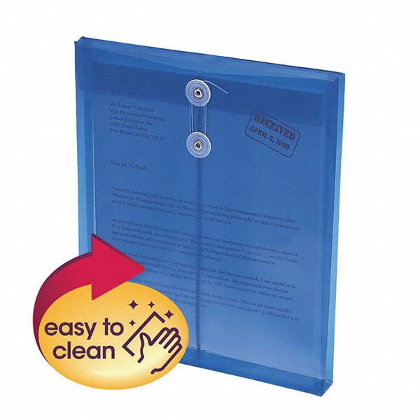 Specialty Mailing Envelope: 9-3/4" Wide, 11-5/8" Long - Blue