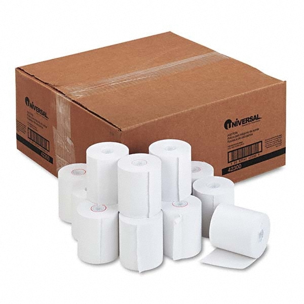 Universal office machine supplies print bond paper roll white 1