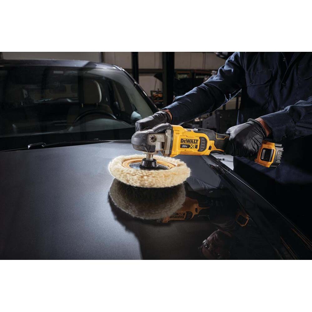 Dewalt Black & Decker DW4988 7.5 in. Wool Polishing Pad with 1.5 in. Pile,  White, 1 - City Market