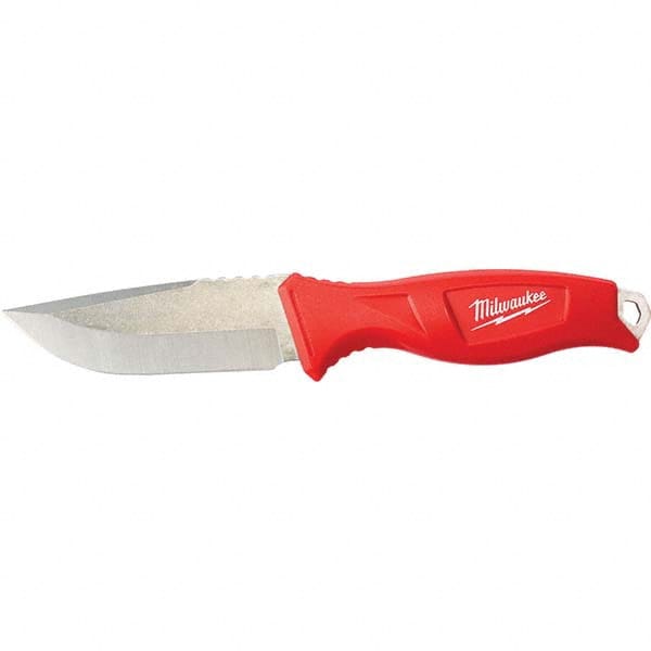 Fixed Blade Knives; Blade Type: Fixed ; Blade Material: Stainless Steel ; Handle Material: Glass-Filled Nylon ; Handle Color: Red