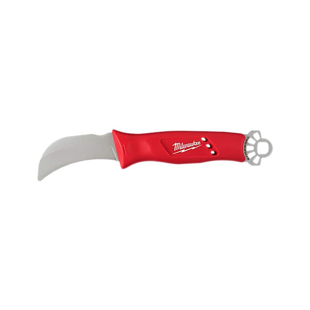 Fixed Blade Knives; Trade Type: Lineman's Insulated Skinning Knife ; Blade Type: Hawkbill ; Blade Material: Stainless Steel ; Handle Material: Glass Filled Nylon ; Handle Color: Red