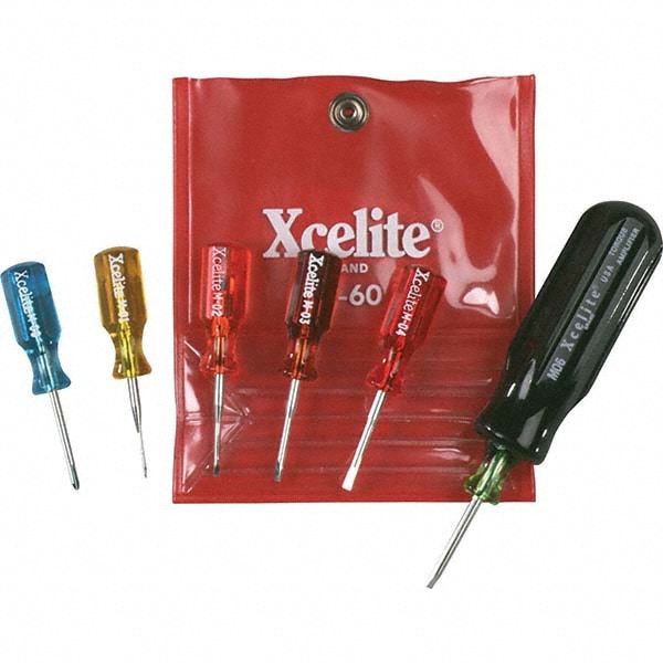 Screwdriver Set: 7 Pc, Phillips & Slotted