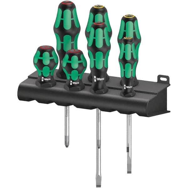 Screwdriver Set: 7 Pc, Phillips & Slotted