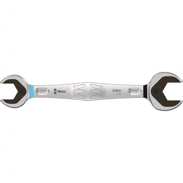 Wera 5020262001 Open End Wrench: Double End Head, 24 mm x 27 mm, Double Ended 