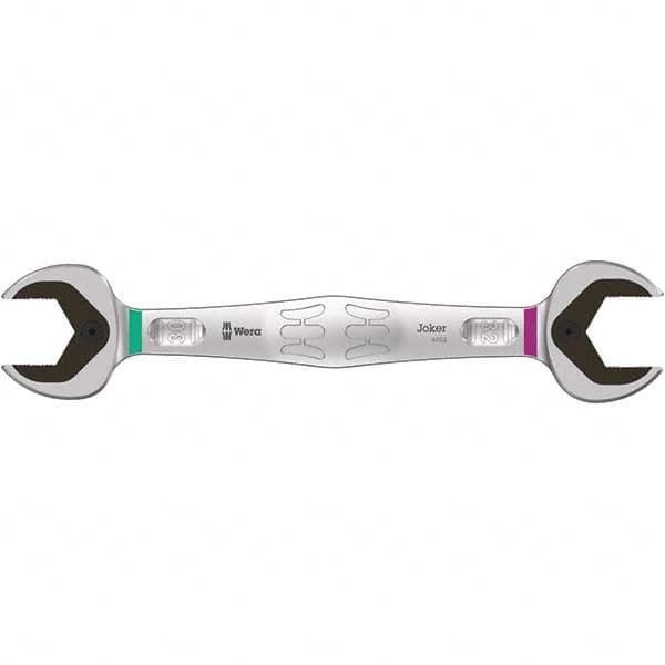 Wera 5020264001 Open End Wrench: Double End Head, 30 mm x 32 mm, Double Ended 