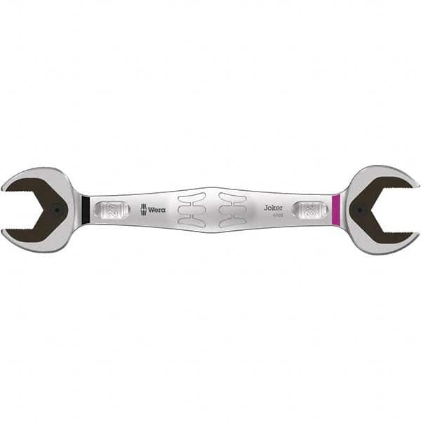 Wera 5020263001 Open End Wrench: Double End Head, 27 mm x 32 mm, Double Ended 