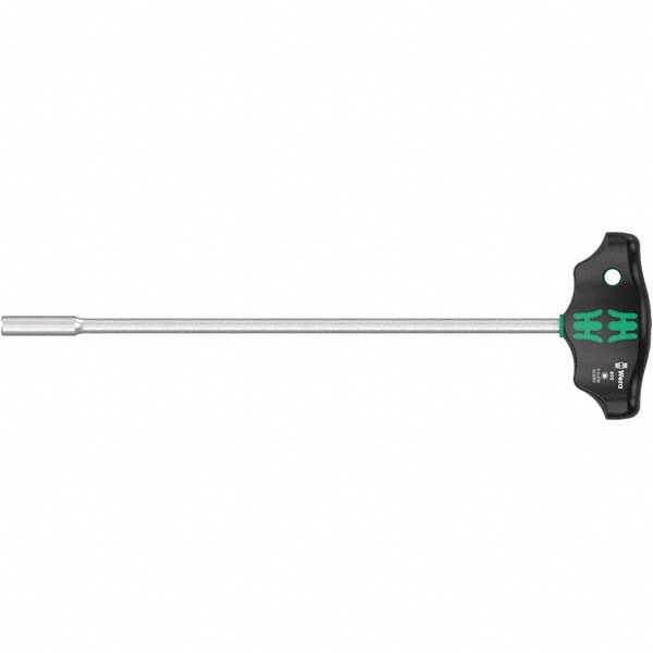 Nut Driver: 6 mm Drive, Solid Shaft, T-Handle, 268 mm OAL