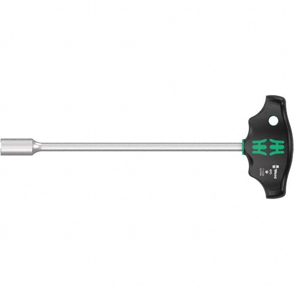 Nut Driver: 11 mm Drive, Solid Shaft, T-Handle, 279 mm OAL