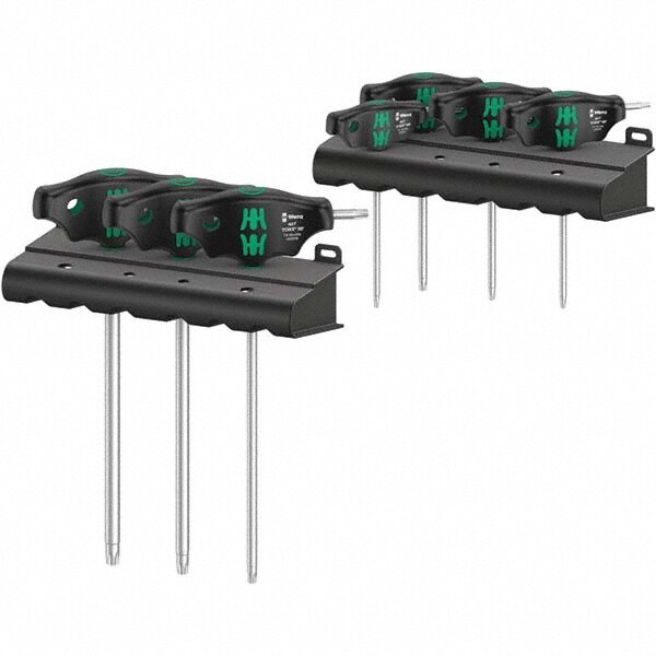 Torx Driver Sets; Torx Size Range: T10 - T45 ; Number of Pieces: 7 ; Container Type: Plastic Holder ; Handle Type: Ergonomic
