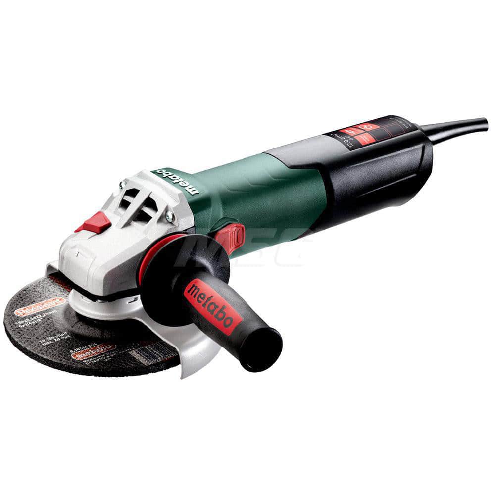 Metabo 600464420 Corded Angle Grinder: 6" Wheel Dia, 9,600 RPM, 5/8-11 Spindle 