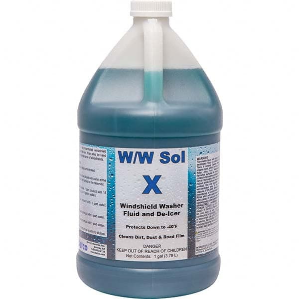 Detco Windshield Washer Fluid: 1 gal, Bottle MPN:1878-4X1