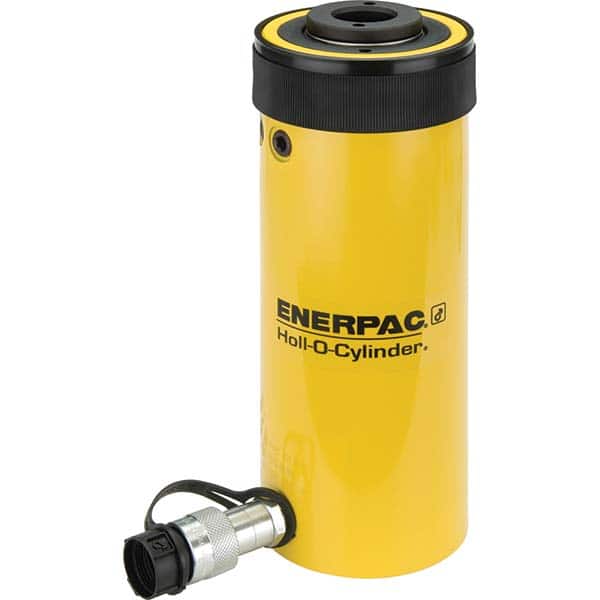 Compact Hydraulic Cylinder: Base Mounting Hole Mount, Steel