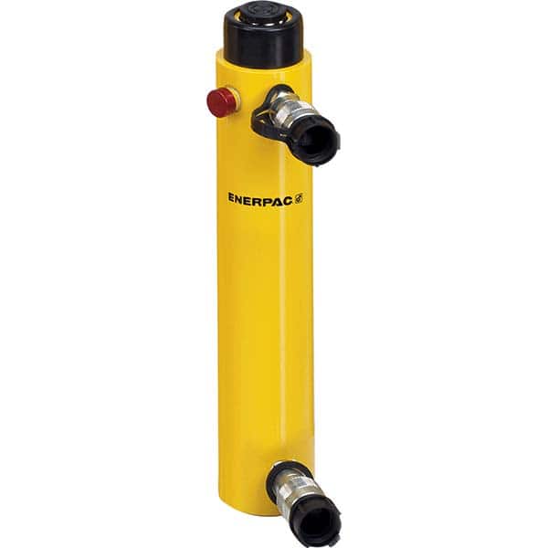 Enerpac RR1010 Compact Hydraulic Cylinder: Base Mounting Hole Mount, Steel 