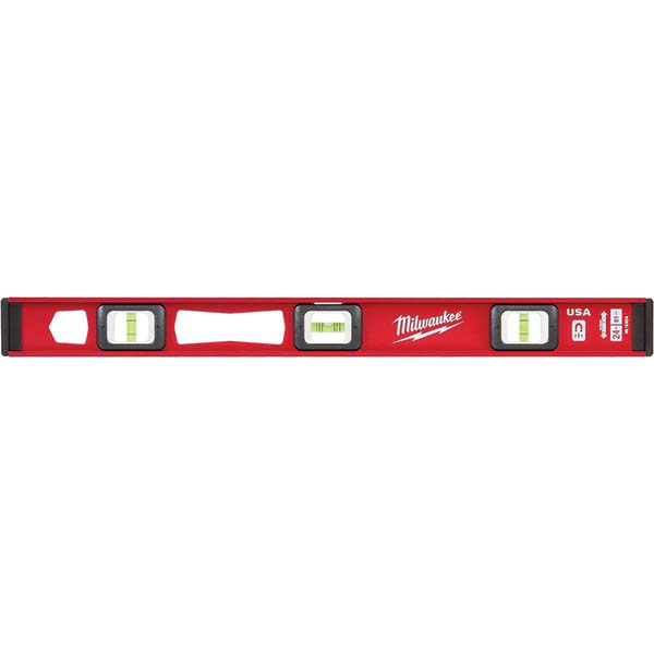 Box Beam, I-Beam & Torpedo Levels: Level Type: I-Beam; Length (Inch): 24; Magnetic: Yes