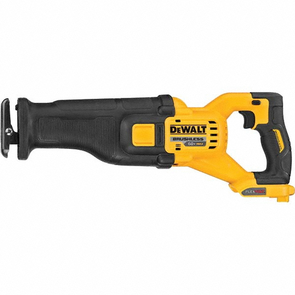 Cordless Reciprocating Saw: 60V, 0 to 3,000 SPM - 60V MAX Lithium-ion Battery